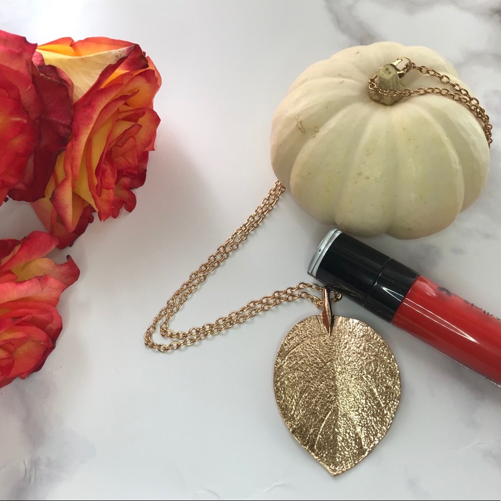 Gold Leaf Necklace